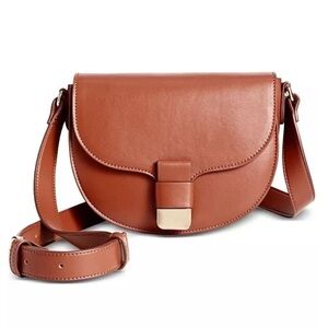 NEW Women’s On 34th  Holmme Saddle Crossbody Bag in Bison Brown